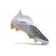 Zapatillas adidas Predator Edge+ FG Blanco Negro Oro