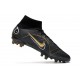 Nike Mercurial Superfly 8 Elite AG-Pro Negro Dorado Metalizado Plateado Metalizado