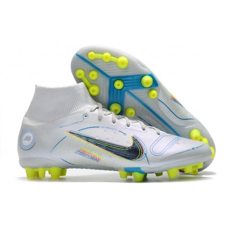 Nike Mercurial Superfly 8 Elite AG-Pro Gris Azul Marino Oscuro