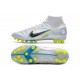 Nike Mercurial Superfly 8 Elite AG-Pro Gris Azul Marino Oscuro