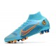 Nike Mercurial Superfly 8 Elite AG-Pro Azul Láser Naranja Marina