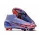 Nike Mercurial Superfly 8 Elite AG-Pro Mbappe Lila Claro Plateado Metalizado