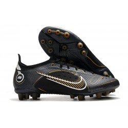 Nike Mercurial Vapor 14 Elite AG-PRO Negro Dorado Metalizado Plateado Metalizado