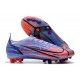 Nike Mercurial Vapor 14 Elite AG Mbappe Lila Claro Plateado Metalizado