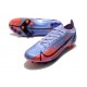 Nike Mercurial Vapor 14 Elite AG Mbappe Lila Claro Plateado Metalizado