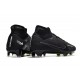 Nike Zoom Mercurial Superfly 9 Elite FG Negro DK Gris Blanco Voltio