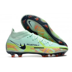 Botas Nike Phantom GT2 Elite DF FG Menta Espuma Oscuro Azul Ghost Verde