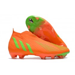 Zapatillas adidas Predator Edge+ FG Rojo Team Solar Verde Negro