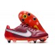 Nike Tiempo Legend IX Elite SG Pro AC Hombre Rojo Blanco Mystic Hibiscus