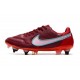 Nike Tiempo Legend IX Elite SG Pro AC Hombre Rojo Blanco Mystic Hibiscus