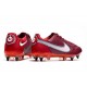 Nike Tiempo Legend IX Elite SG Pro AC Hombre Rojo Blanco Mystic Hibiscus