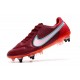 Nike Tiempo Legend IX Elite SG Pro AC Hombre Rojo Blanco Mystic Hibiscus