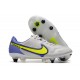 Nike Tiempo Legend IX Elite SG Pro AC Hombre Gris Niebla Volt Zafiro