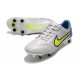 Nike Tiempo Legend IX Elite SG Pro AC Hombre Gris Niebla Volt Zafiro