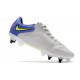 Nike Tiempo Legend IX Elite SG Pro AC Hombre Gris Niebla Volt Zafiro