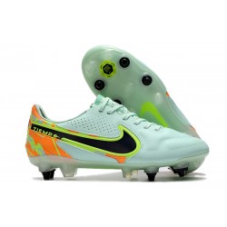 Nike Tiempo Legend IX Elite SG Pro AC Hombre Verde Negro Naranja