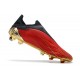Zapatillas de Fútbol adidas X Speedflow+ FG Rojo Dorado Metálico Negro
