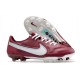 Bota Nike Tiempo Legend IX Elite FG Team Rojo Blanco Mystic Hibiscus