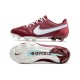 Bota Nike Tiempo Legend IX Elite FG Team Rojo Blanco Mystic Hibiscus