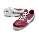 Bota Nike Tiempo Legend IX Elite FG Team Rojo Blanco Mystic Hibiscus