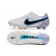 Bota Nike Tiempo Legend IX Elite FG Blanco Negro Azul