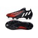 adidas Predator Edge.1 FG Low Cut Negro Blanco Rojo