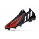 adidas Predator Edge.1 FG Low Cut Negro Blanco Rojo