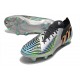 adidas Predator Edge.1 FG Low Plateado Metálico Negro Amarillo Solar
