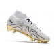 Nuevo Nike Zoom Mercurial Superfly 9 Elite FG Blanco Oro Negro