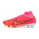 Nuevo Nike Zoom Mercurial Superfly 9 Elite FG Rosa Amarillo