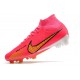 Nuevo Nike Zoom Mercurial Superfly 9 Elite FG Rosa Amarillo