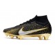 Nuevo Nike Zoom Mercurial Superfly 9 Elite FG Negro Oro Blanco