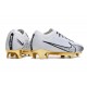 Nike Air Zoom Mercurial Vapor XV Elite FG Blanco Oro