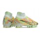 Nike Air Zoom Mercurial Superfly 9 Elite AG Casi Verde Oscuro Azul Total Naranja