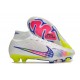 Nike Air Zoom Mercurial Superfly IX Elite FG Blanco Rosa Volt