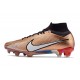 Nike Air Zoom Mercurial Superfly IX Elite FG Bronce Blanco Azul