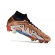 Nike Air Zoom Mercurial Superfly IX Elite FG Bronce Blanco Azul