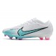 Nike Zoom Mercurial Vapor15 Elite FG Blanco Azul Báltico Rosa Blast Indigo Haze