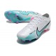 Nike Zoom Mercurial Vapor15 Elite FG Blanco Azul Báltico Rosa Blast Indigo Haze