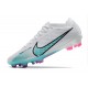 Nik Zoom Mercurial Vapor15 Elite FG Blanco Azul Báltico Rosa Blast Indigo Haze