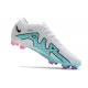 Nike Zoom Mercurial Vapor15 Elite FG Blanco Azul Báltico Rosa Blast Indigo Haze