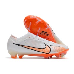 Nike Zoom Mercurial Vapor15 Elite FG Blanco Naranja