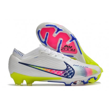 Nike Zoom Mercurial Vapor15 Elite FG Blanco Rosa Volt