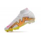 Nike Air Zoom Mercurial Superfly IX Elite FG Blanco Amarillo