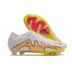 Nike Zoom Mercurial Vapor15 Elite FG Blanco Rosa Amarillo