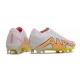 Nike Zoom Mercurial Vapor15 Elite FG Blanco Rosa Amarillo