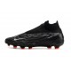 Zapatos de Fútbol Nike Phantom Gx Elite Df Fg Negro Cumbre Blanco Dk Gris Humo