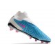 Zapatos de Fútbol Nike Phantom Gx Elite Df Fg Azul Báltico Rosa Blast Blanco Láser Azul