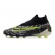 Zapatos de Fútbol Nike Phantom Gx Elite Df Fg Negro Voltio Blanco Azul Glow