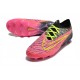 Botas Nike Phantom Gx Elite Fg Rosa Negro Amarillo